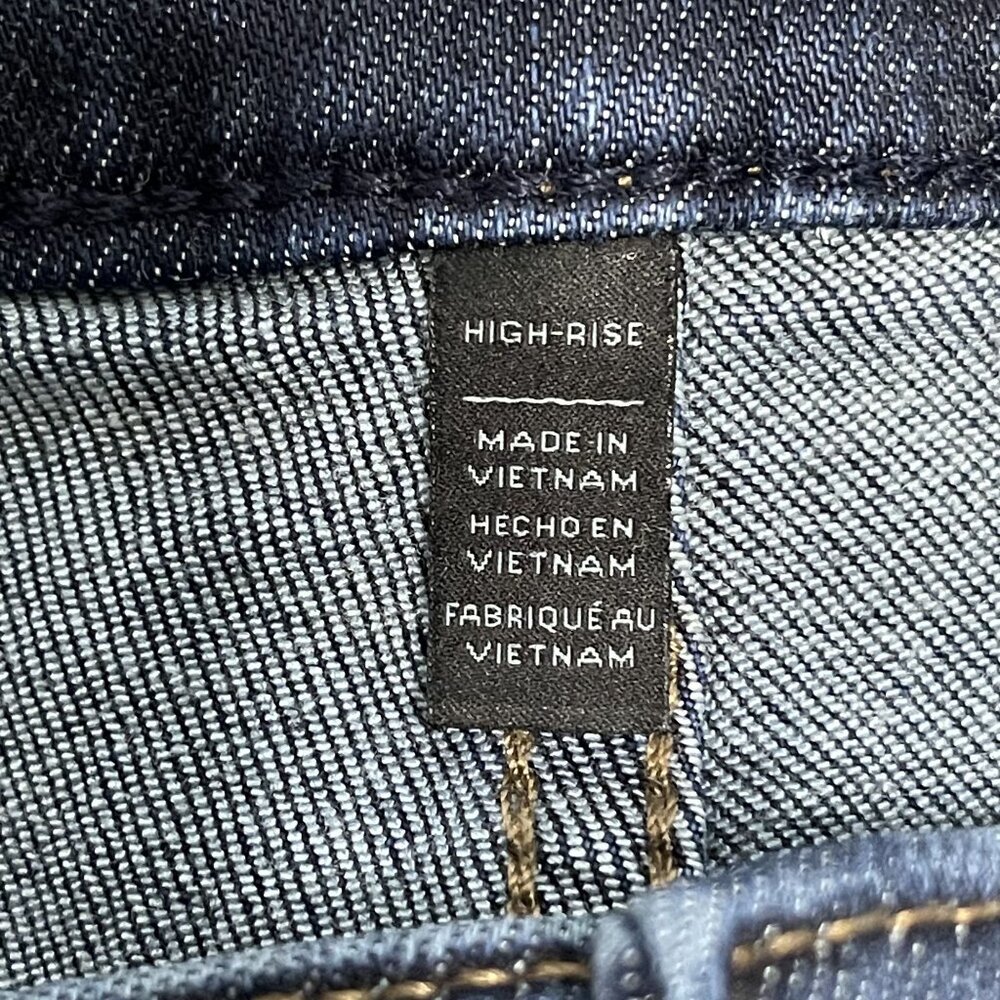 White House Black Market The Everyday Soft Super Skinny Ankle Jeans 6 Dark Wash - Picture 3 of 8